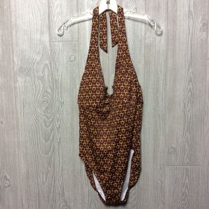 NWT Lands end printed swimsuit - PLUS SIZE 14